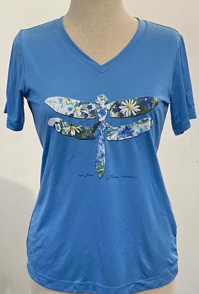 DISCONTINUED women's shirt SPECIAL PRICE $20 Dragonfly