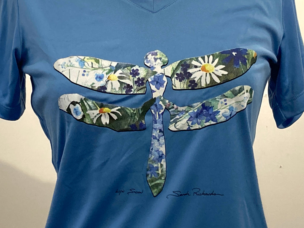 DISCONTINUED women's shirt SPECIAL PRICE $20 dragonfly