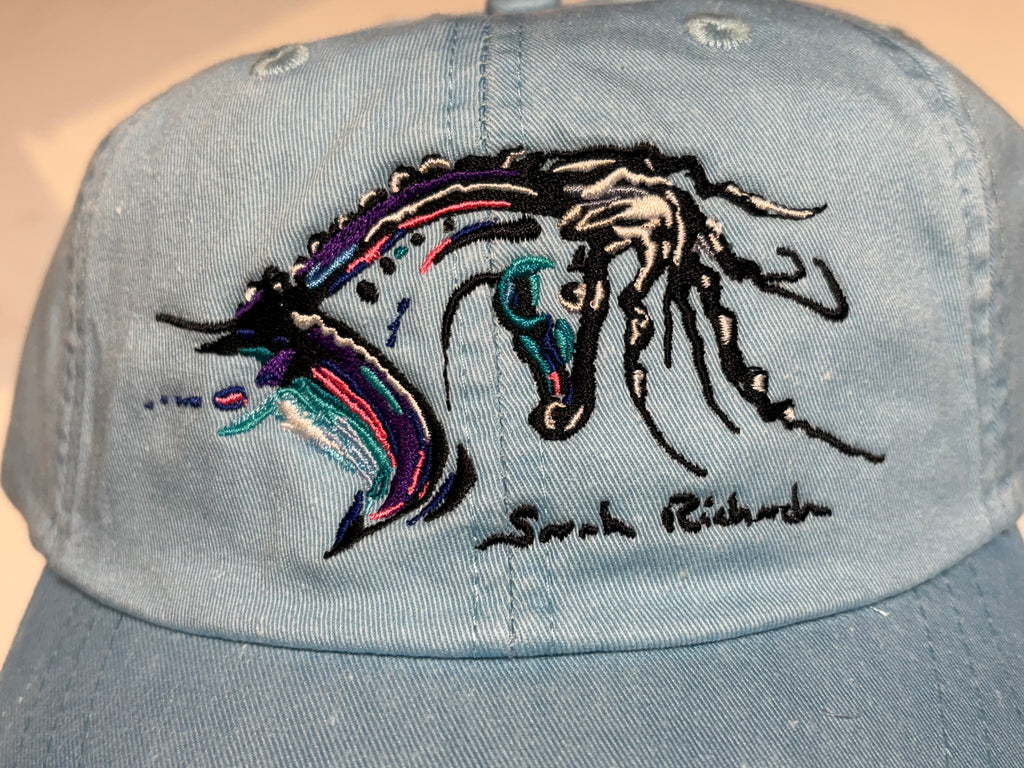 Spanish horse embroidered caps