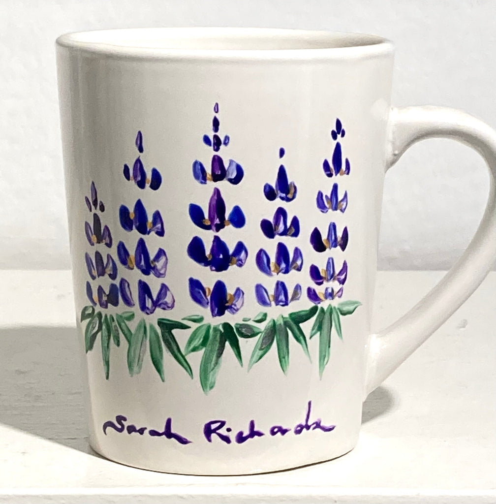 Hand-painted Coffee Mug; non-equine image