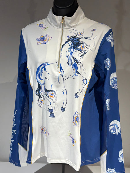 'Cobalt' Arista Equestrian shirt