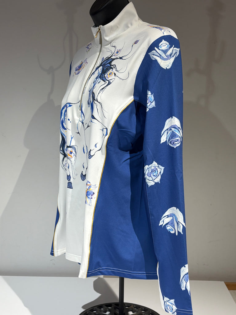 'Cobalt' Arista Equestrian shirt