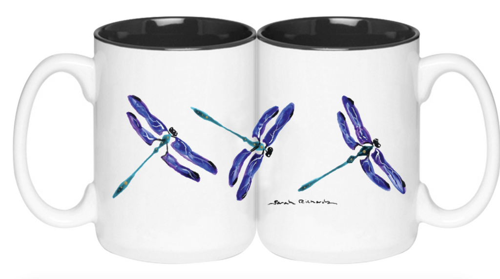 Dragonflies coffee mug