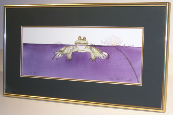 Bog Frog (framed)
