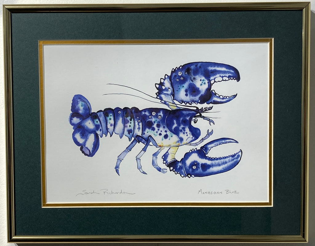 Monhegan Blue (framed)