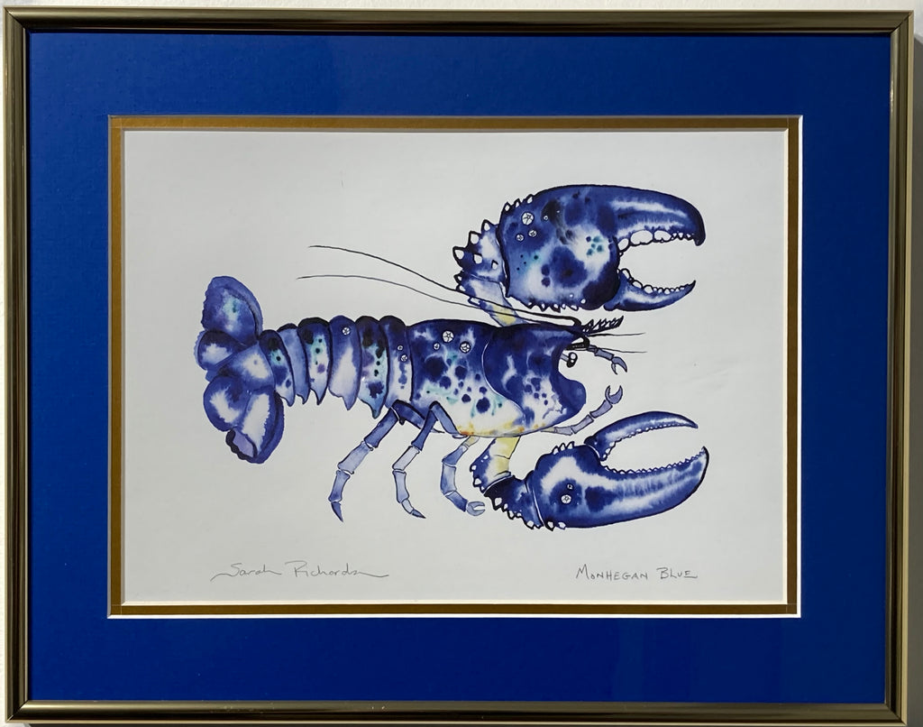 Monhegan Blue (framed)